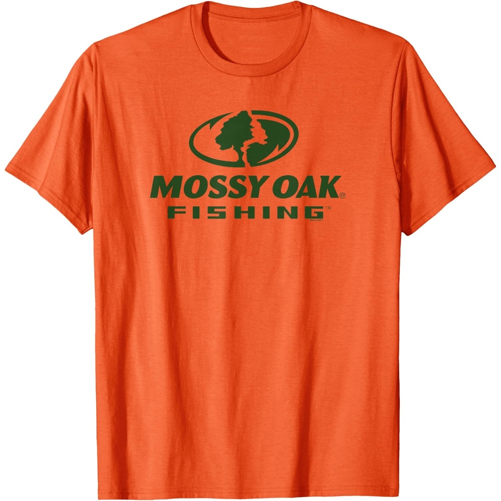image:imageMossy Oak Fishing Large Green Logo TShirtOrange