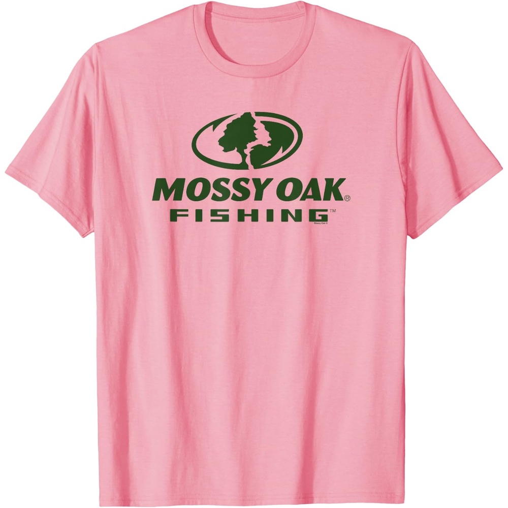 image:imageMossy Oak Fishing Large Green Logo TShirtPink