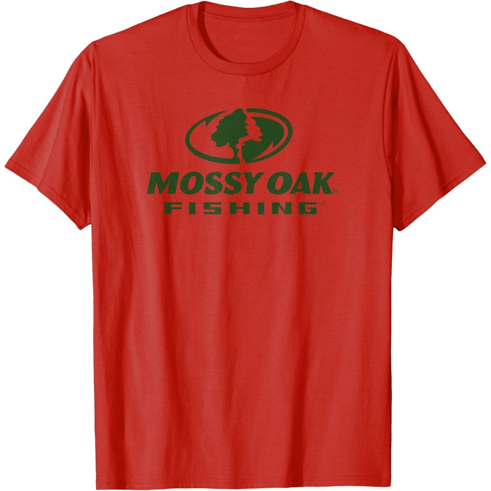 image:imageMossy Oak Fishing Large Green Logo TShirtRed