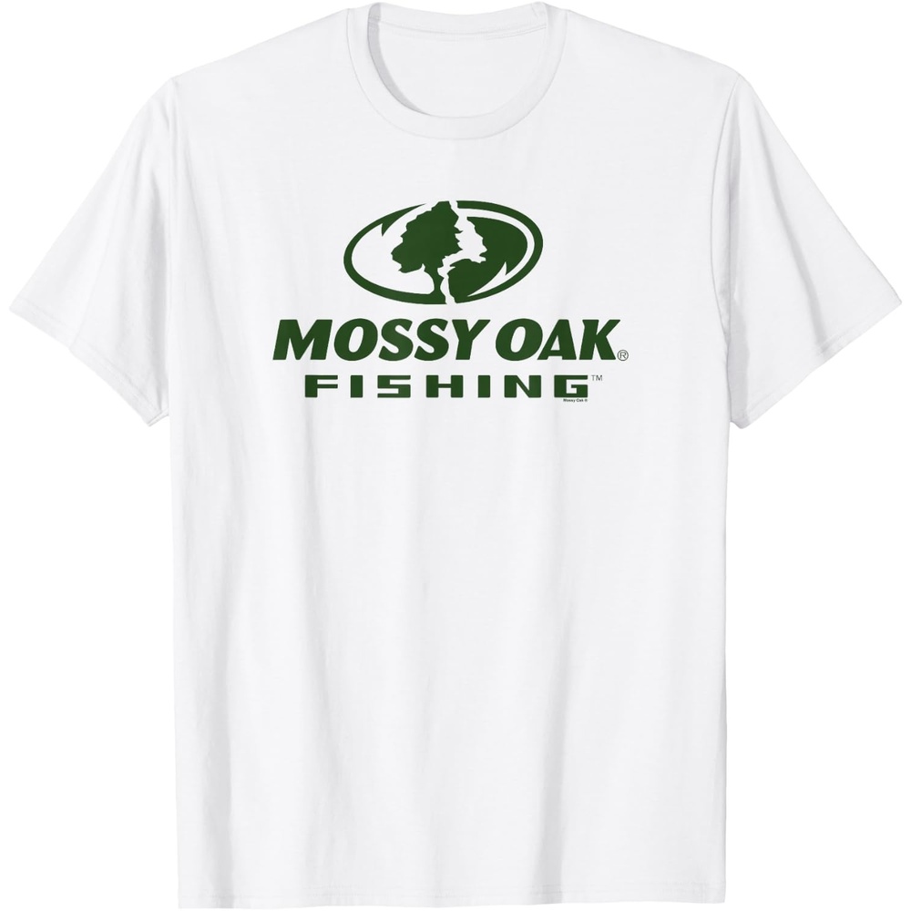 image:imageMossy Oak Fishing Large Green Logo TShirtWhite