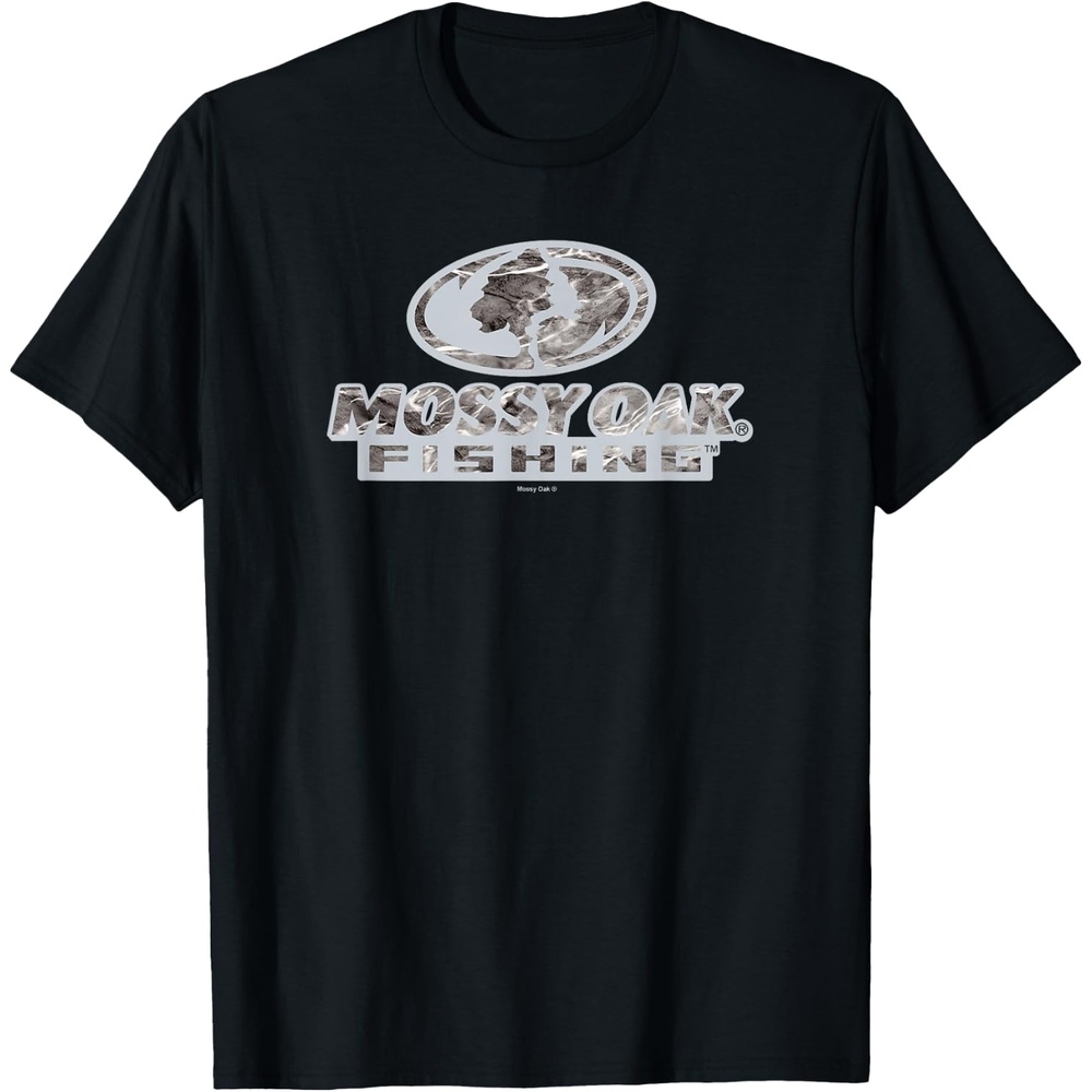 image:imageMossy Oak Fishing Open Water Classic Grey Logo TShirtBlack