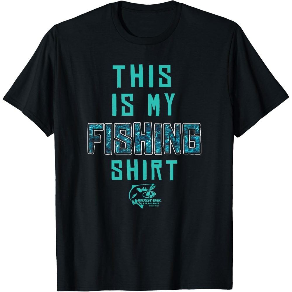 image:imageMossy Oak This Is My Fishing Shirt Open Water Fill Logo TShirtBlack