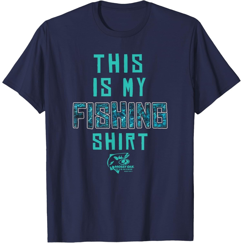 image:imageMossy Oak This Is My Fishing Shirt Open Water Fill Logo TShirtNavy Blue