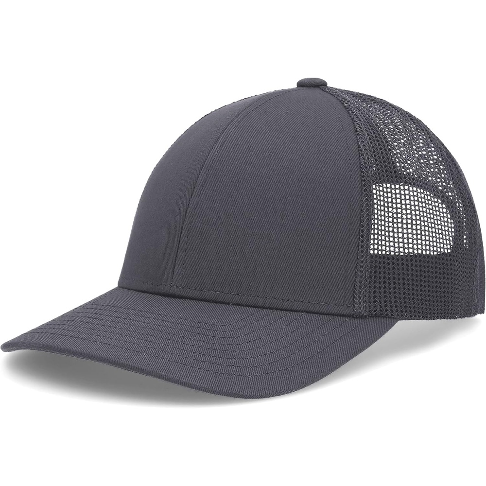image:imagePacific Headwear Unisex Adult Agua Camo Snapback TruckerElements Agua BlackfinLt Charcoal