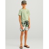 HUK Boys Pursuit Volley Pattern Short, Quick-Dry Shorts for Kids(Fog Green)