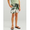 HUK Boys Pursuit Volley Pattern Short, Quick-Dry Shorts for Kids(Fog Green)