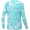 HUK Kids Pursuit Pattern Long Sleeve Shirt, Fishing Shirt for Kids(Fin Fade – Island Paradise)
