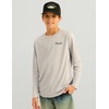 HUK Kids Pursuit Pattern Long Sleeve Shirt, Fishing Shirt for Kids(Huk Fill – Harbor Mist)