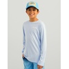 HUK Kids Pursuit Pattern Long Sleeve Shirt, Fishing Shirt for Kids(Huk Fill – Windsurfer)