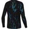 HUK Kids Pursuit Pattern Long Sleeve Shirt, Fishing Shirt for Kids(Kelp Wash Heather – Black)