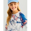 HUK Kids Pursuit Pattern Long Sleeve Shirt, Fishing Shirt for Kids(Mossy Oak – Ocean Blue)