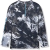 HUK Kids Pursuit Pattern Long Sleeve Shirt, Fishing Shirt for Kids(Mossy Oak Stormwater Midnight)