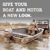 Mossy Oak Graphics Blaze Camo Boat Wrap Kit – Easy to Install Vinyl Wrap with Matte Finish – 18″ x 12′ Kit(Winter Brush)