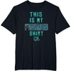 Mossy Oak This Is My Fishing Shirt Open Water Fill Logo T-Shirt(Black)