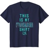 Mossy Oak This Is My Fishing Shirt Open Water Fill Logo T-Shirt(Navy Blue)