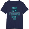 Mossy Oak This Is My Fishing Shirt Open Water Fill Logo T-Shirt(Navy Blue)