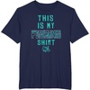 Mossy Oak This Is My Fishing Shirt Open Water Fill Logo T-Shirt(Navy Blue)