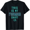 Mossy Oak This Is My Fishing Shirt Open Water Fill Logo T-Shirt(Black)