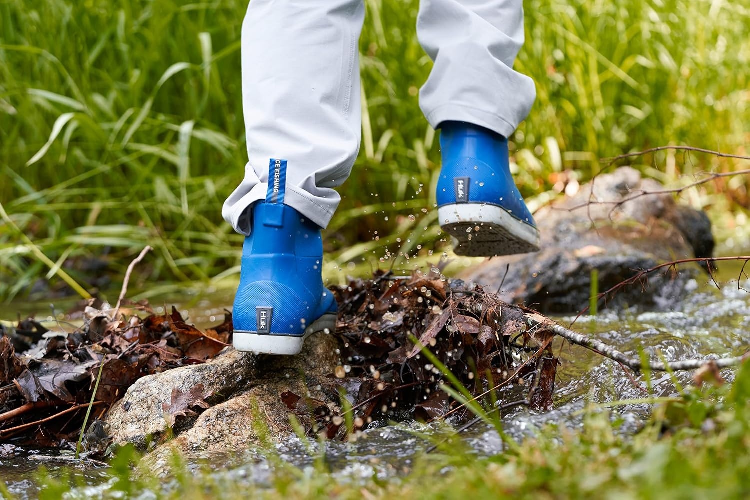 image:imageHUK mens Rogue Wave Shoe Highperformance Fishing amp Deck BootHuk Blue New