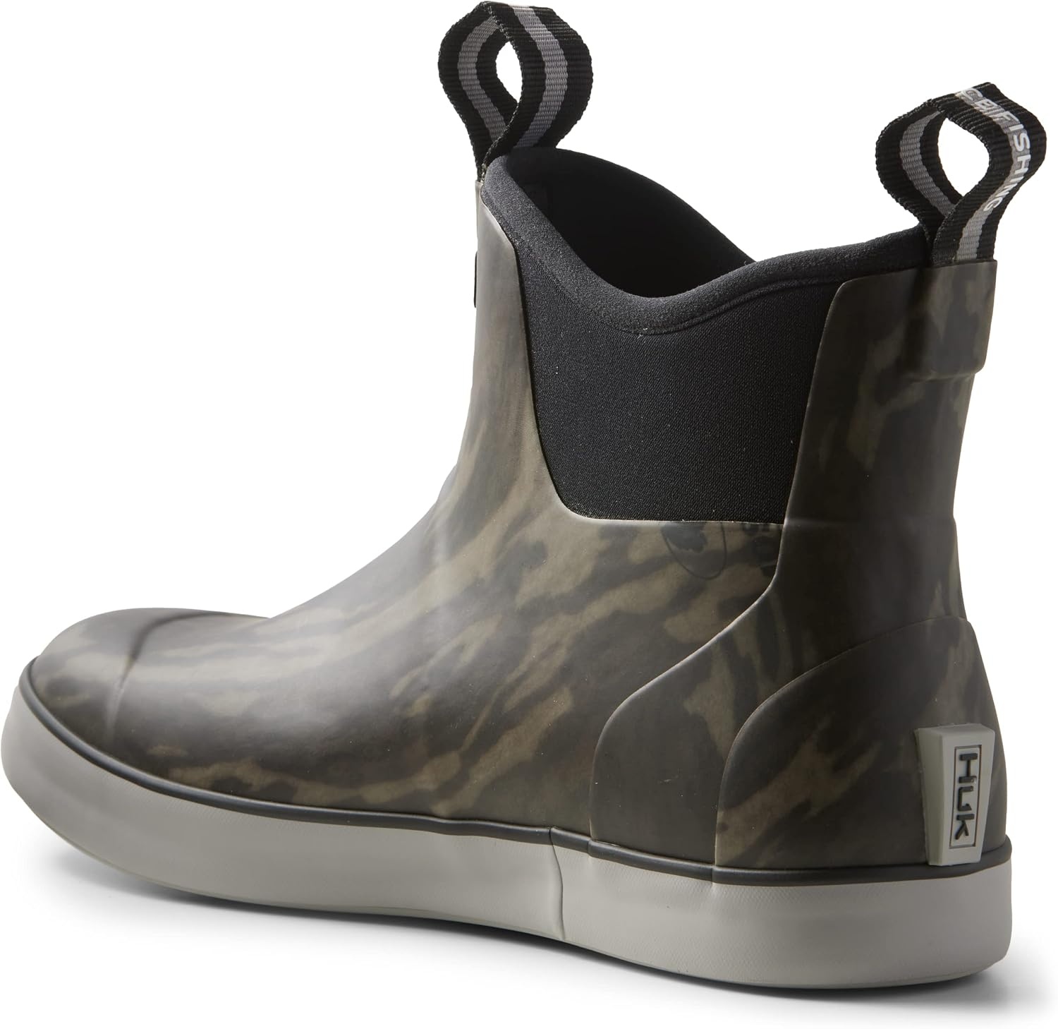image:imageHUK mens Rogue Wave Shoe Highperformance Fishing amp Deck BootNew Mossy Oak Bottomland Orange Logo