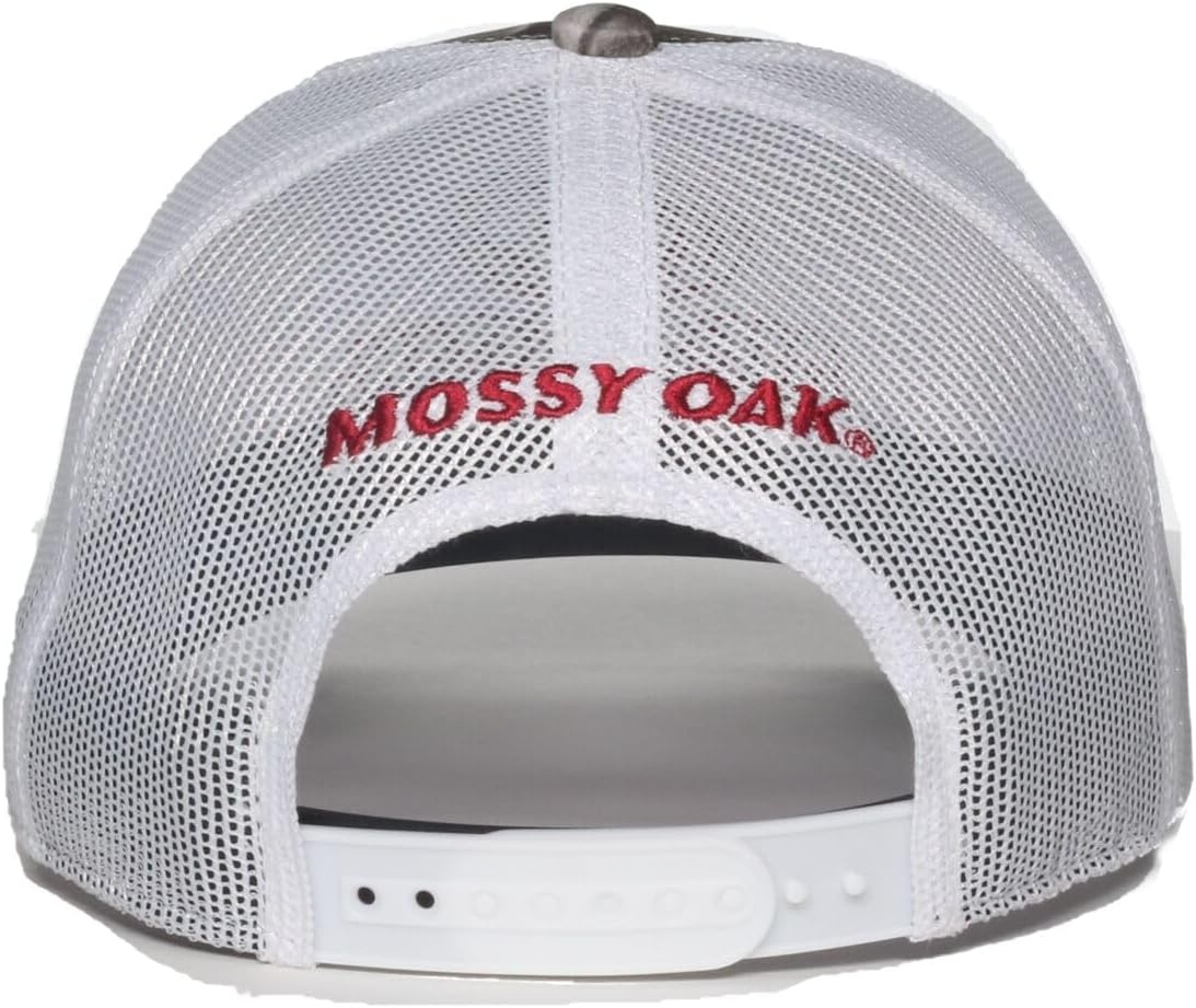 image:imageMossy Oak Elements Agua Manta Fishing Hat Pro Round Structured Baseball Cap with Mesh Back Adjustable One Size