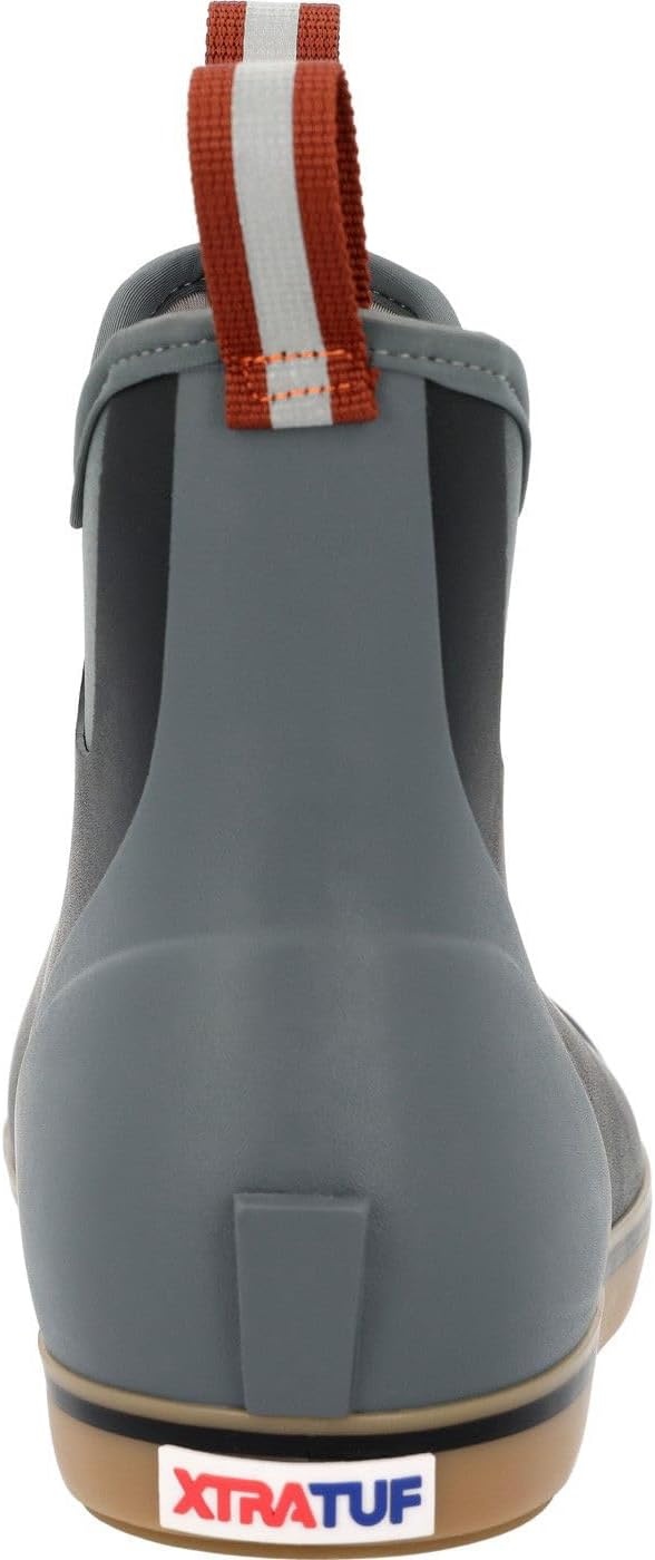 image:imageXtratuf 6 Mens Ankle Deck Boot Lightweight 100 Waterproof Rubber Footwear NonMarking SlipResistant Outsole MoistureWicking LinerBlack Deep Storm