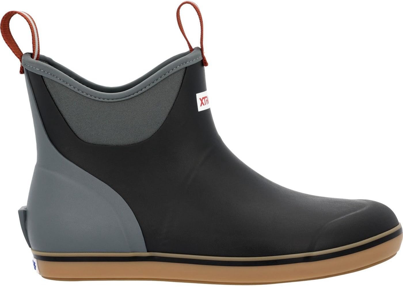 image:imageXtratuf 6 Mens Ankle Deck Boot Lightweight 100 Waterproof Rubber Footwear NonMarking SlipResistant Outsole MoistureWicking LinerBlack Deep Storm