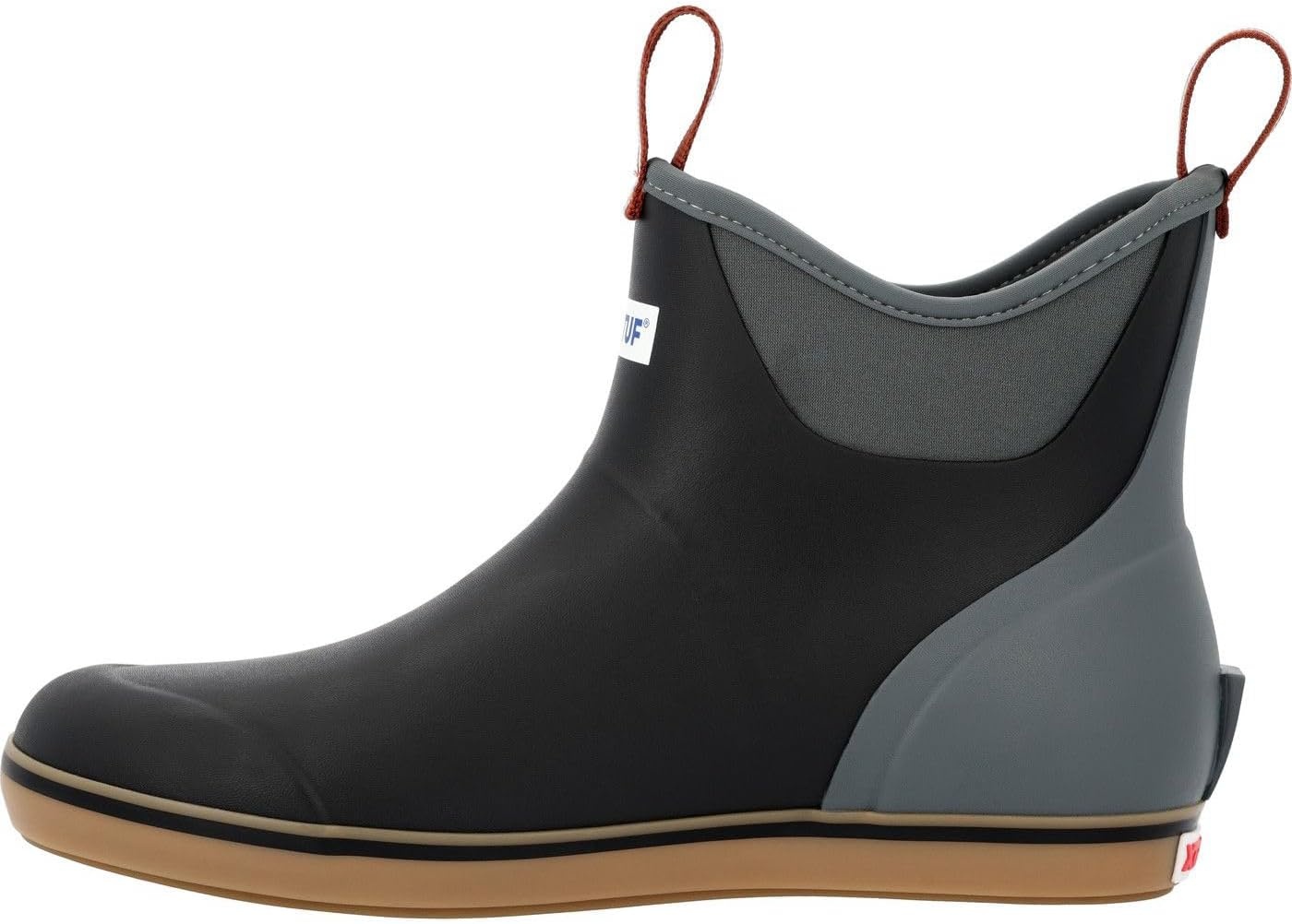 image:imageXtratuf 6 Mens Ankle Deck Boot Lightweight 100 Waterproof Rubber Footwear NonMarking SlipResistant Outsole MoistureWicking LinerBlack Deep Storm