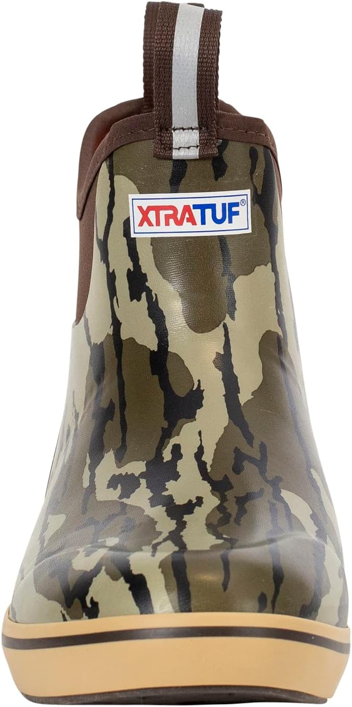 image:imageXtratuf 6 Mens Ankle Deck Boot Lightweight 100 Waterproof Rubber Footwear NonMarking SlipResistant Outsole MoistureWicking LinerBottomland Original