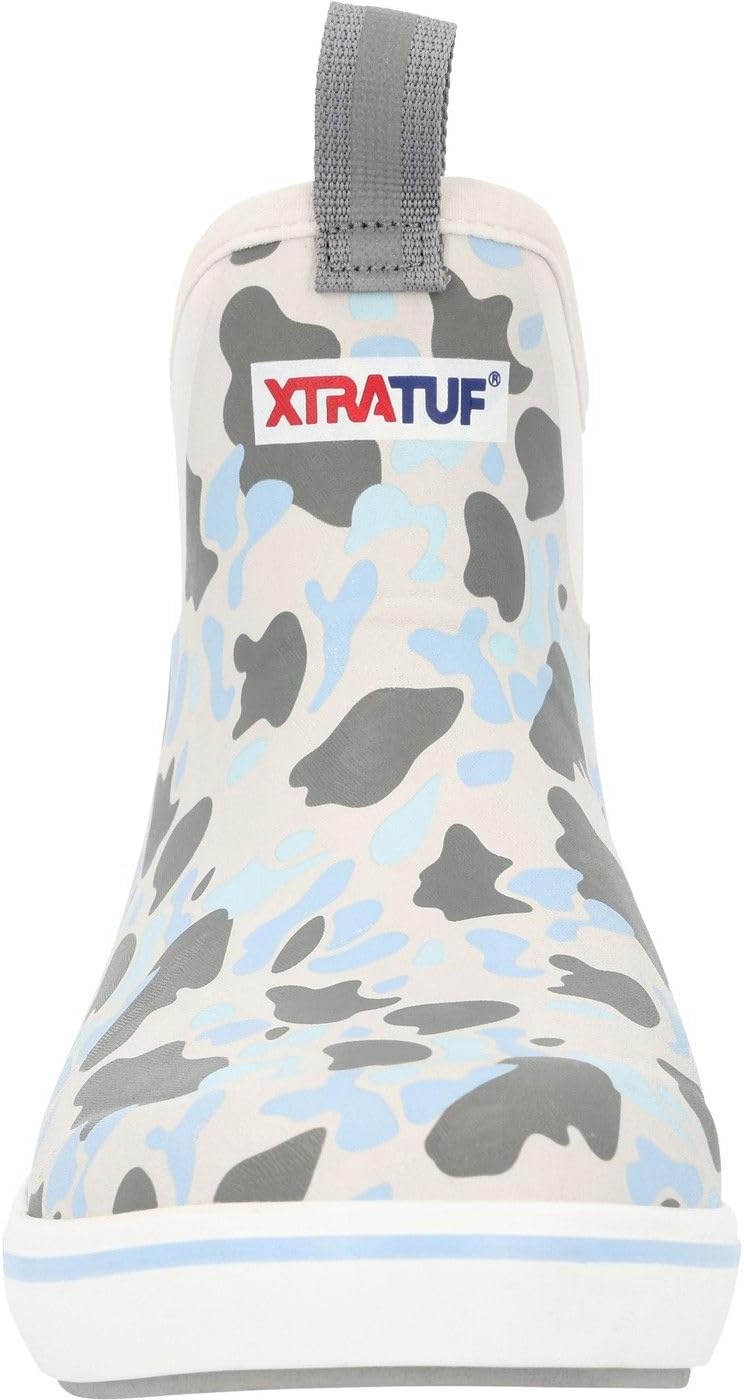 image:imageXtratuf 6 Mens Ankle Deck Boot Lightweight 100 Waterproof Rubber Footwear NonMarking SlipResistant Outsole MoistureWicking LinerDuck Camo Ice