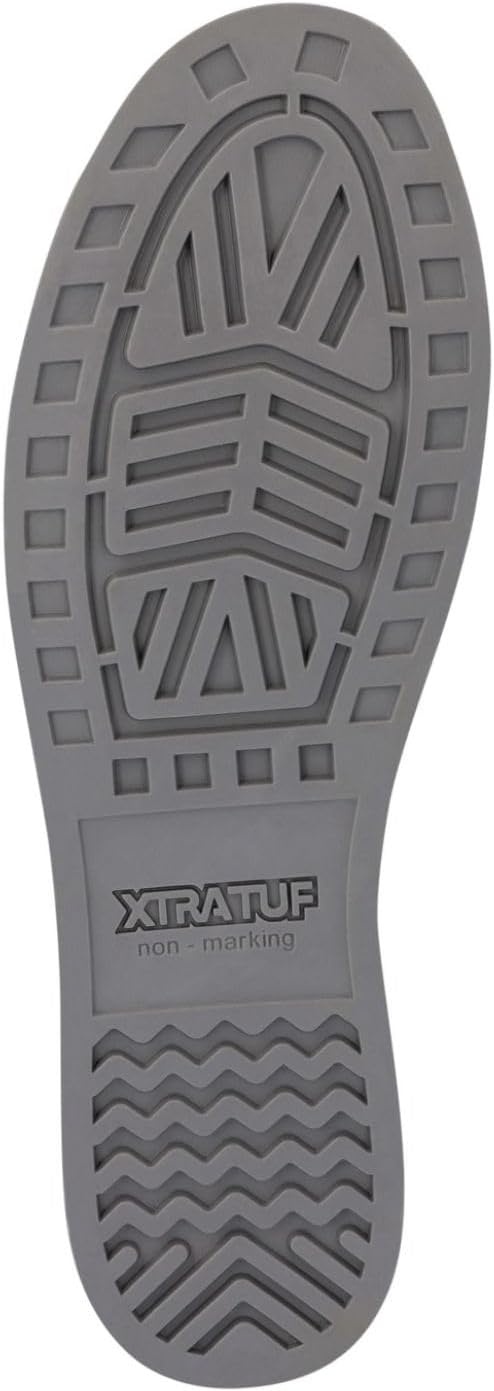 image:imageXtratuf 6 Mens Ankle Deck Boot Lightweight 100 Waterproof Rubber Footwear NonMarking SlipResistant Outsole MoistureWicking LinerGray Yellow
