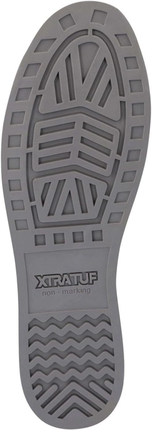 image:imageXtratuf 6 Mens Ankle Deck Boot Lightweight 100 Waterproof Rubber Footwear NonMarking SlipResistant Outsole MoistureWicking LinerGrayYellow