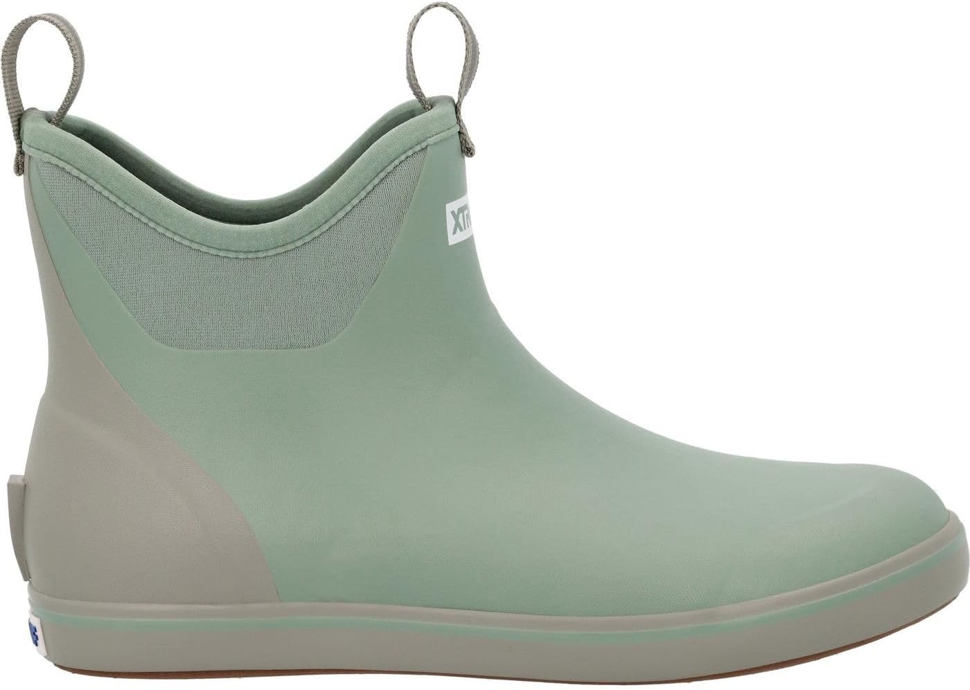 image:imageXtratuf 6 Mens Ankle Deck Boot Lightweight 100 Waterproof Rubber Footwear NonMarking SlipResistant Outsole MoistureWicking LinerIceberg