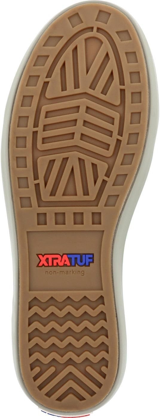 image:imageXtratuf 6 Mens Ankle Deck Boot Lightweight 100 Waterproof Rubber Footwear NonMarking SlipResistant Outsole MoistureWicking LinerIceberg