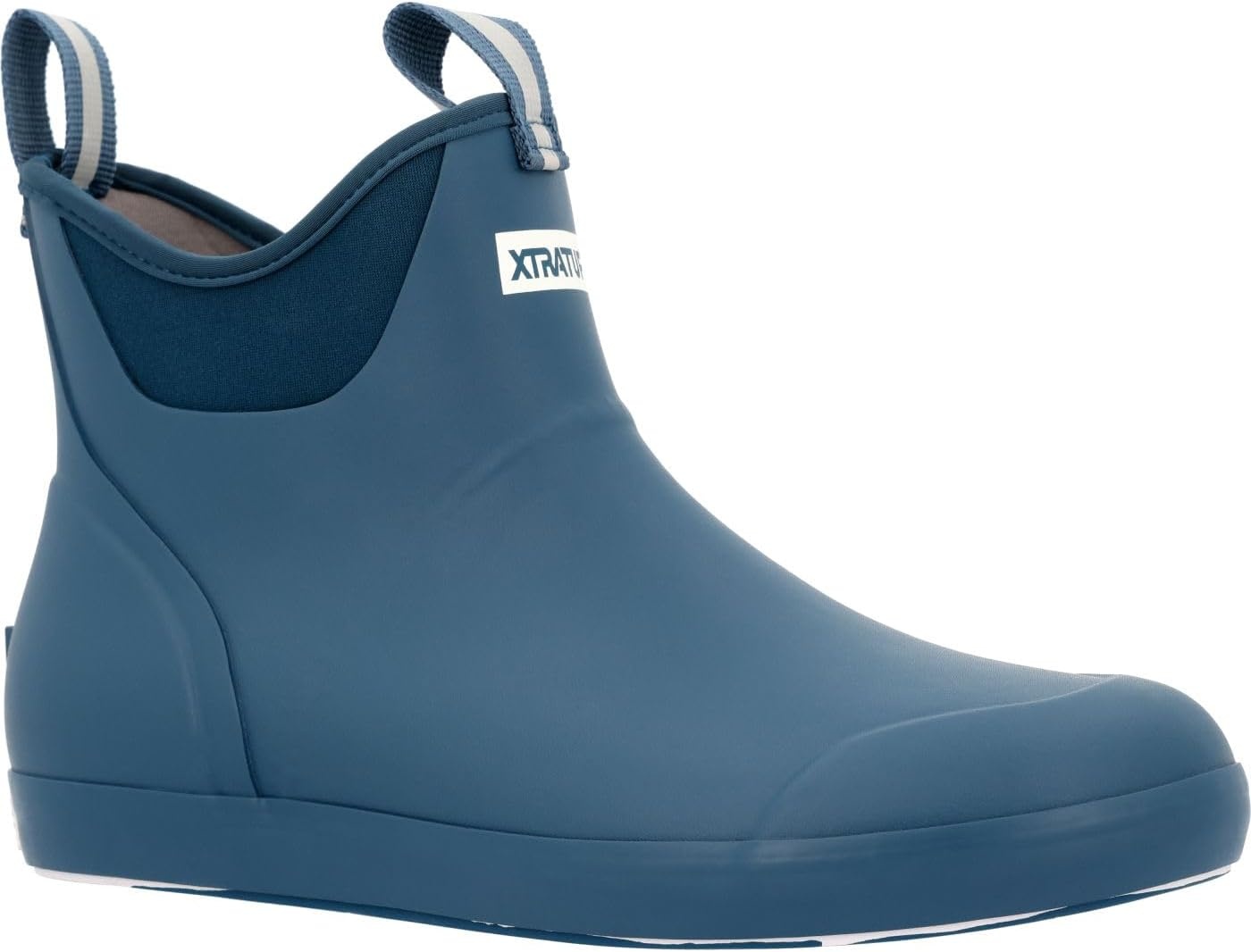 image:imageXtratuf 6 Mens Ankle Deck Boot Lightweight 100 Waterproof Rubber Footwear NonMarking SlipResistant Outsole MoistureWicking LinerLegion Blue