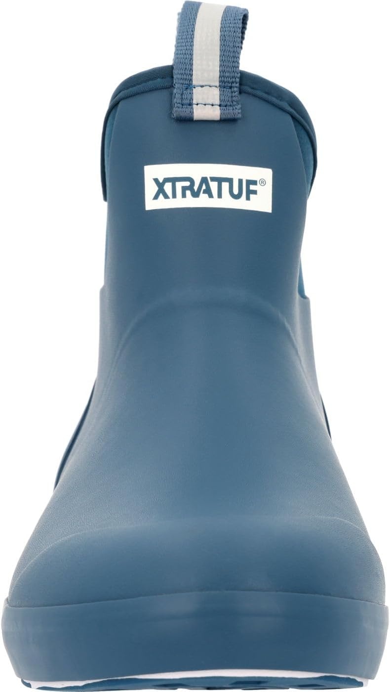 image:imageXtratuf 6 Mens Ankle Deck Boot Lightweight 100 Waterproof Rubber Footwear NonMarking SlipResistant Outsole MoistureWicking LinerLegion Blue