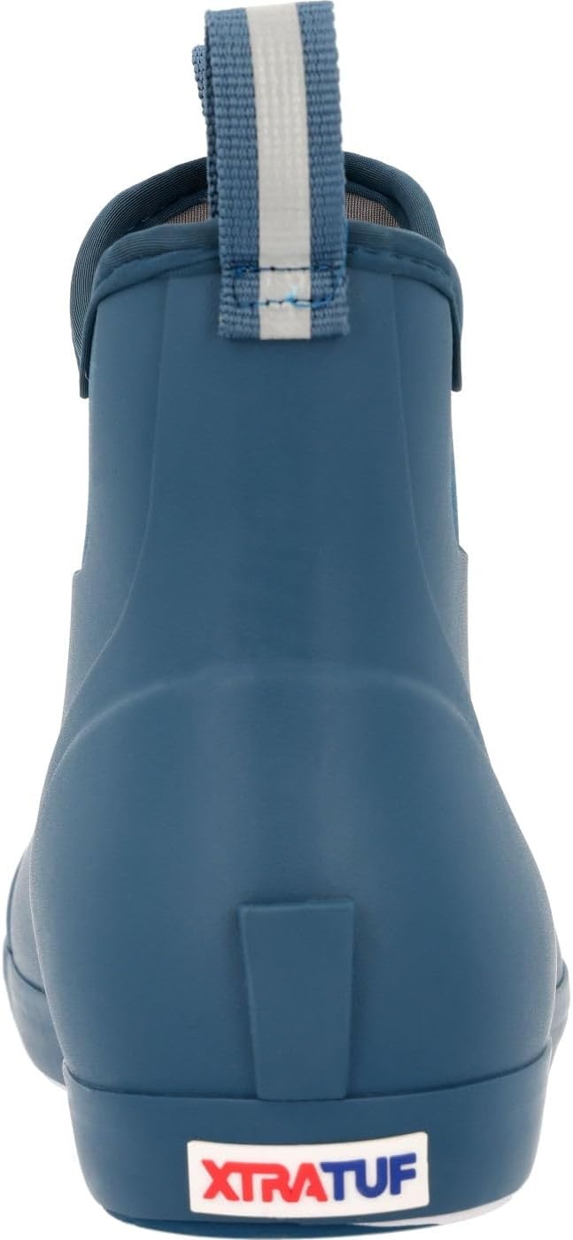 image:imageXtratuf 6 Mens Ankle Deck Boot Lightweight 100 Waterproof Rubber Footwear NonMarking SlipResistant Outsole MoistureWicking LinerLegion Blue
