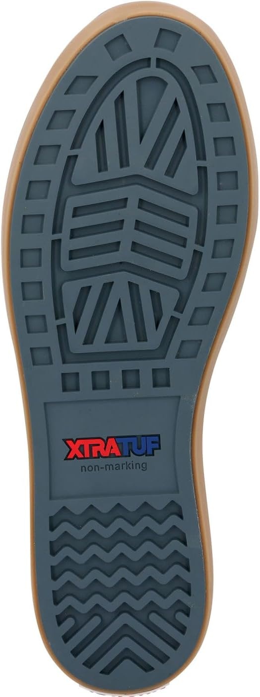 image:imageXtratuf 6 Mens Ankle Deck Boot Lightweight 100 Waterproof Rubber Footwear NonMarking SlipResistant Outsole MoistureWicking LinerStormy Blue