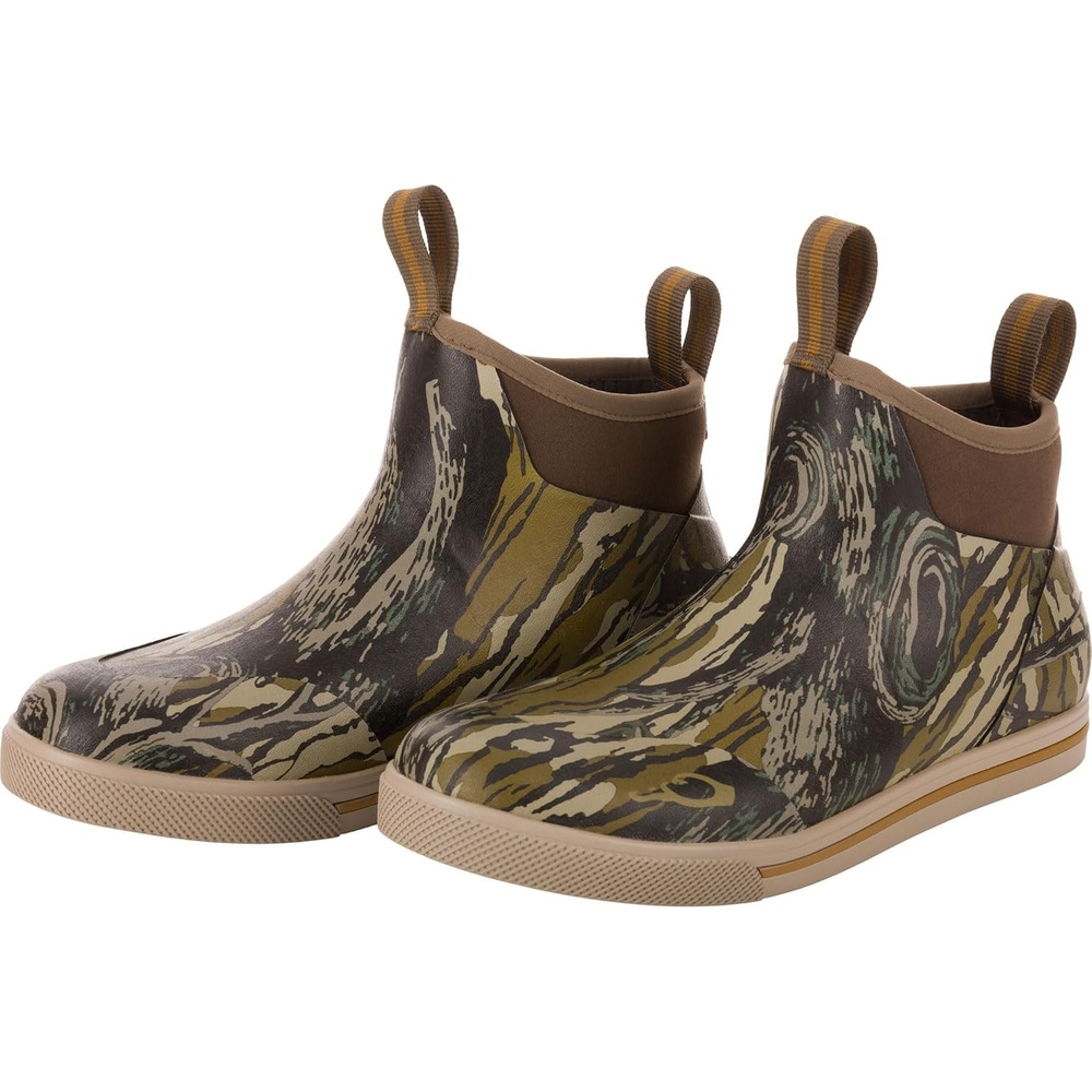 image:imageDrake Waterfowl Mens Camp Deck Boots Waterproof 6 Ankle Neoprene Outdoor Boots with Fleece Liner amp NonMarking OutsoleOriginal Treestand