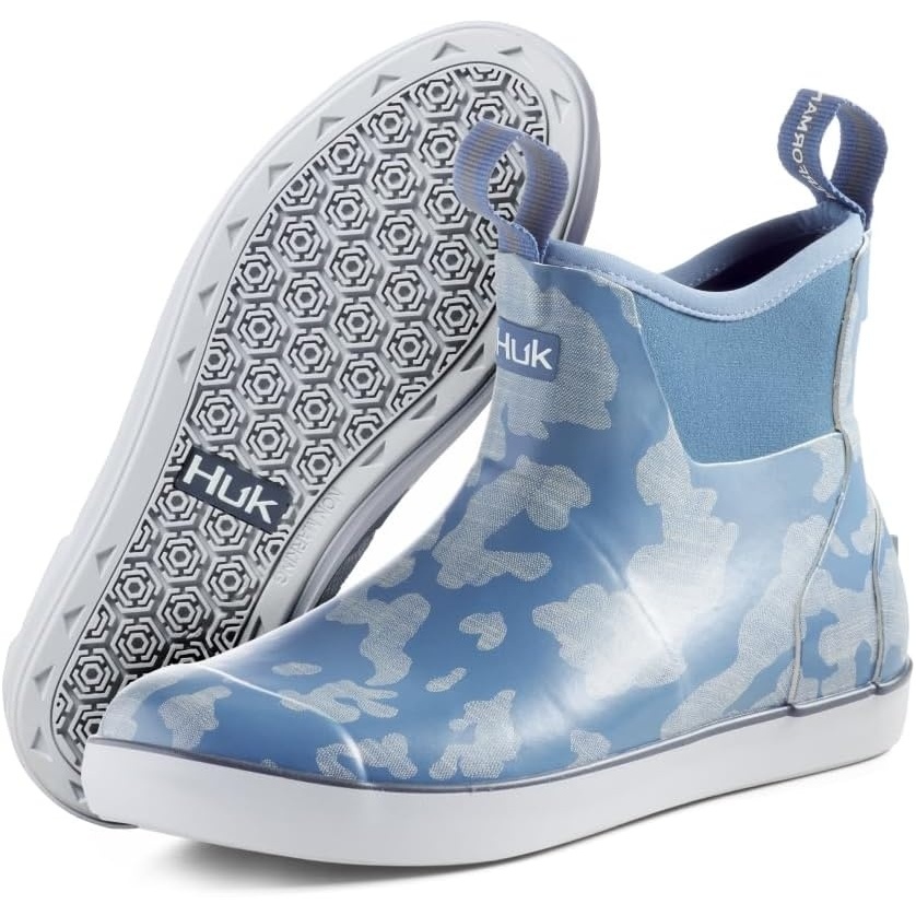 image:imageHUK mens Rogue Wave Shoe Highperformance Fishing amp Deck BootRunning Lakes Titanium Blue