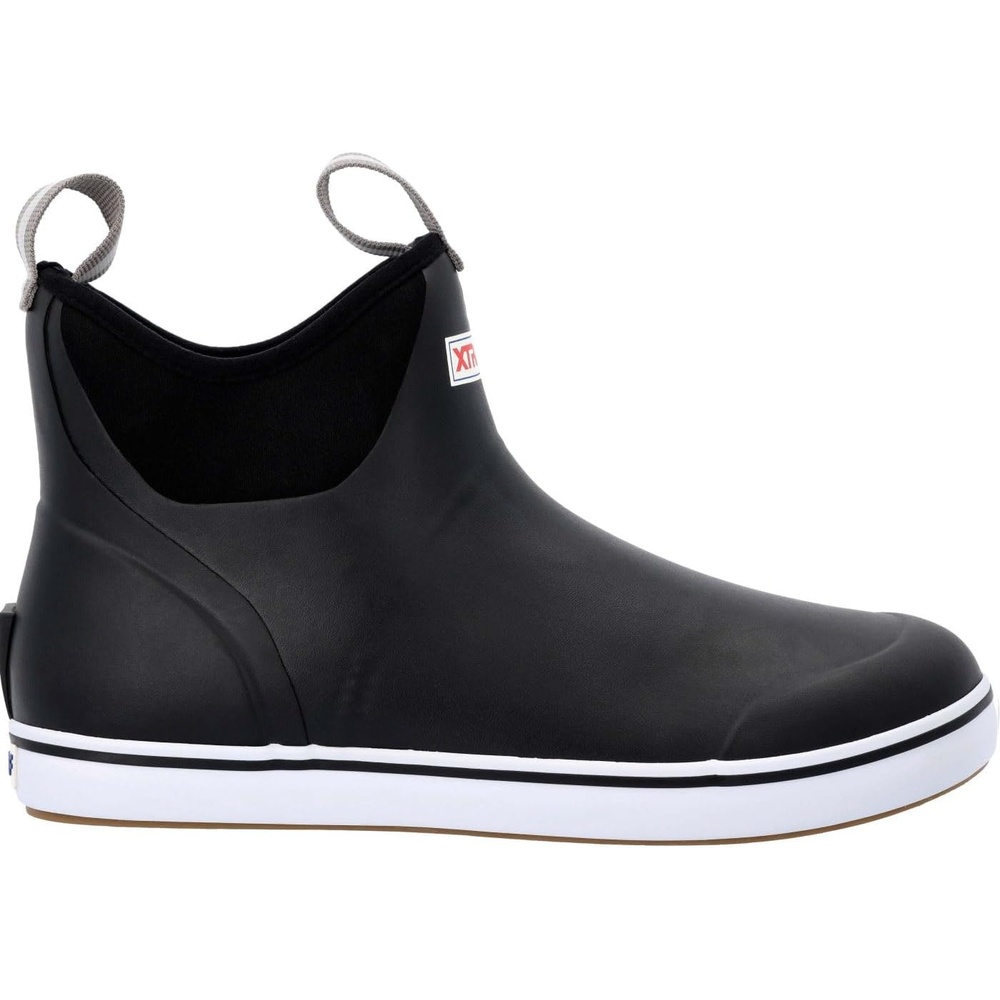 image:imageXtratuf 6 Mens Ankle Deck Boot Lightweight 100 Waterproof Rubber Footwear NonMarking SlipResistant Outsole MoistureWicking LinerBlack