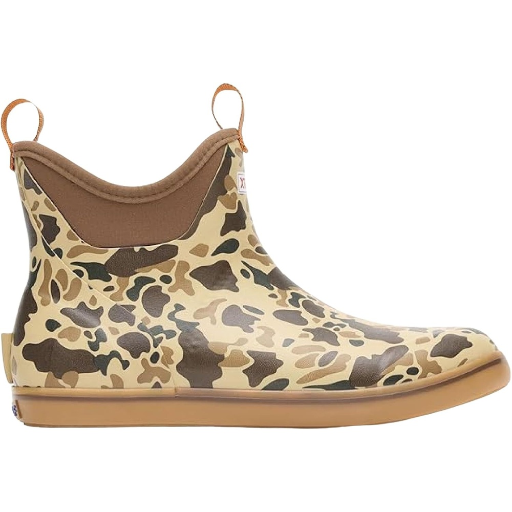 image:imageXtratuf 6 Mens Ankle Deck Boot  Lightweight 100 Waterproof Rubber Footwear  NonMarking SlipResistant Outsole  MoistureWicking LinerDuck Camo
