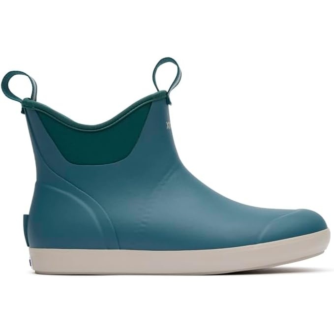image:imageXtratuf 6 Mens Ankle Deck Boot Lightweight 100 Waterproof Rubber Footwear NonMarking SlipResistant Outsole MoistureWicking LinerTransformative Teal