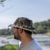 FROGG TOGGS Boonie Hat – Fishing hat Offers Waterproof, Breathable, Sun Protection(Mossy Oak Elements Blue Marlin)