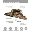 FROGG TOGGS Boonie Hat – Fishing hat Offers Waterproof, Breathable, Sun Protection(Realtree Edge)