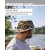 FROGG TOGGS Boonie Hat – Fishing hat Offers Waterproof, Breathable, Sun Protection(Realtree Fishing Black)