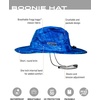 FROGG TOGGS Boonie Hat – Fishing hat Offers Waterproof, Breathable, Sun Protection(Realtree Fishing Dark Blue)