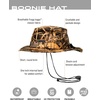 FROGG TOGGS Boonie Hat – Fishing hat Offers Waterproof, Breathable, Sun Protection(Realtree Max-7)