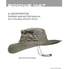 FROGG TOGGS Boonie Hat – Fishing hat Offers Waterproof, Breathable, Sun Protection(Stone)