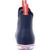 Xtratuf 6” Men’s Ankle Deck Boot – Lightweight, 100% Waterproof Rubber Footwear – Non-Marking, Slip-Resistant Outsole – Moisture-Wicking Liner(Navy & Red)